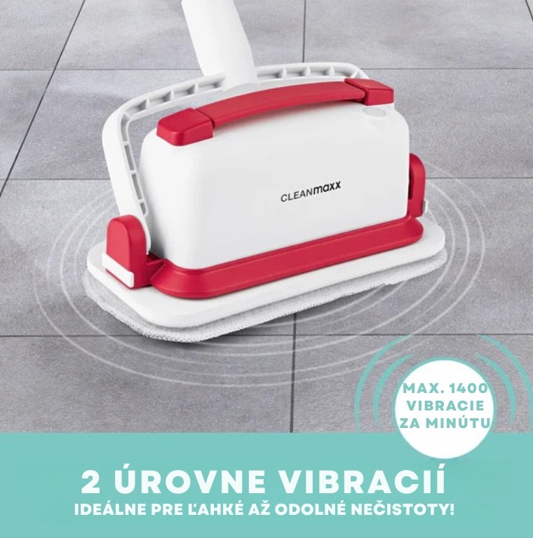 CleanMaxx AKU vibračný mop AVP-13350 (2)